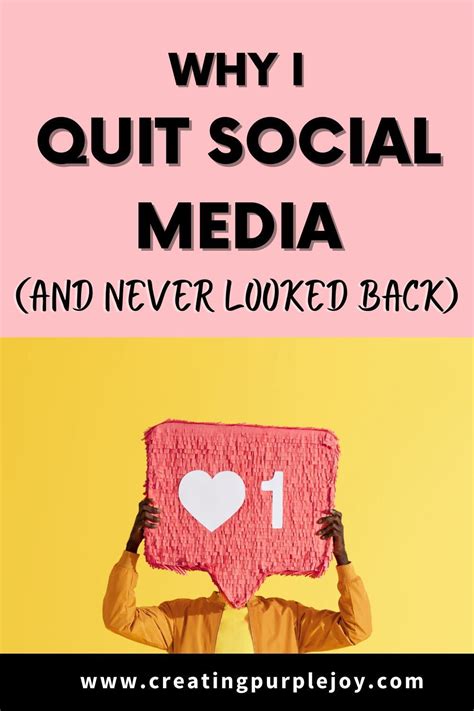 Why I Quit Social Media Facebook Instagram And Tiktok Quitting Social Media Delete Social