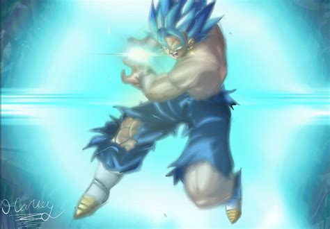 Vegito Blue Final Kamehameha Dragon Ball Super By Kion3749 On Deviantart