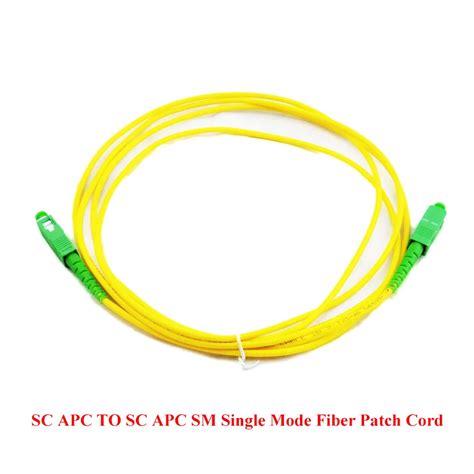 Pieces Meter Sc Apc To Sc Apc Fiber Patch Cord Mm Simplex For