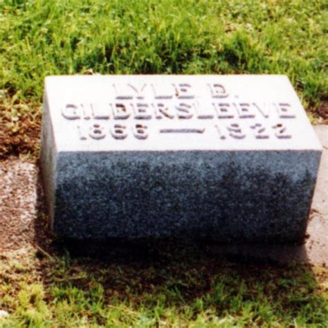 Lyle D Schultz Gildersleeve 1866 1922 Find A Grave Gedenkplek