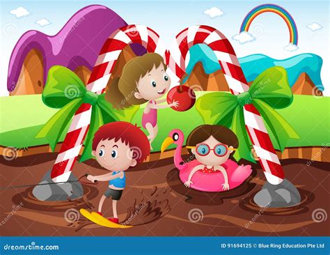 Chocolate River Stock Illustrations – 285 Chocolate River Stock ...