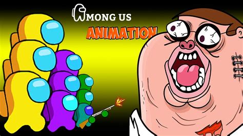 어몽어스 VS 좀비 애니메이션 Family Guy Character AMONG US FUNNY ANIMATION