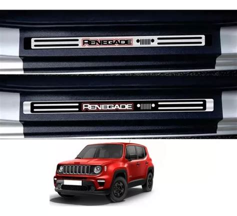 Jogo Soleira Jeep Renegade Kit 8 Peças Parcelamento sem juros