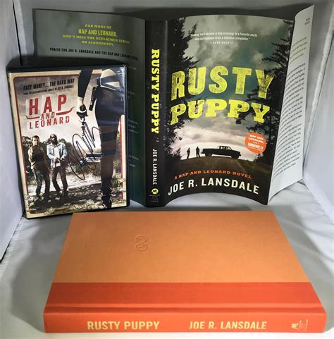 Rusty Puppy A Hap And Leonard Novel Signed By Joe R Lansdale As