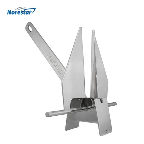 Norestar Stainless Steel Flukedanforth Boat Anchor