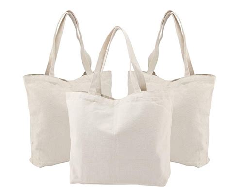 Personalized Cotton Canvas Tote Bag Plain Canvas Bags With Handle