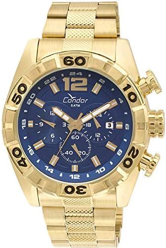 Relógio Condor Masculino Ref Covd33aa 4a Cronógrafo Dourado Amazon