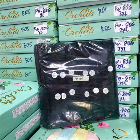Orchids Lingerie Black Full Panty Pcs Dozen Shopee Philippines