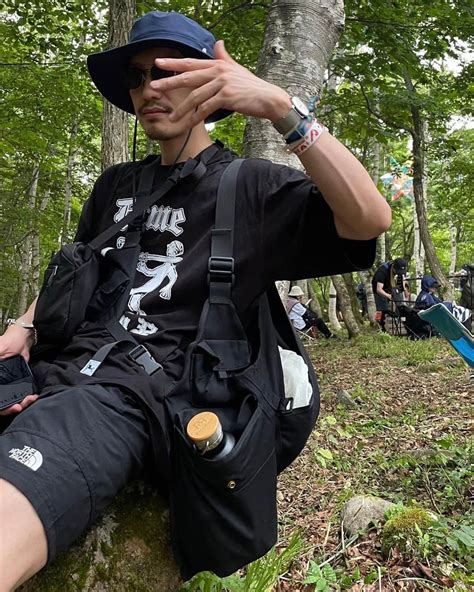 並木一樹さんのインスタグラム写真 並木一樹instagram「fujirock Festival2023 フェスコーデ アリーヴェデ