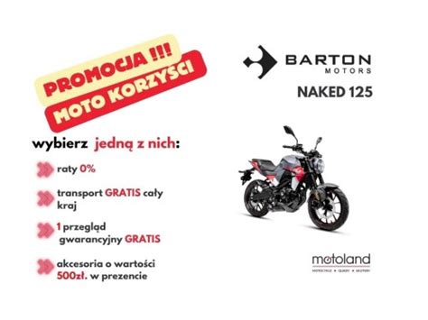 Barton Naked Nowoczesny Motocykl Cm Motocykle Rowery Pl