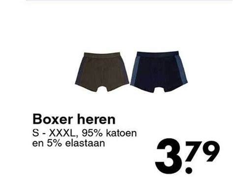 Boxer Heren Aanbieding Bij Wibra