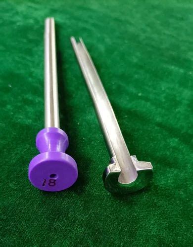 Laparoscopic Stainless Steel SPC Trocar Cannula 18fr High Quality