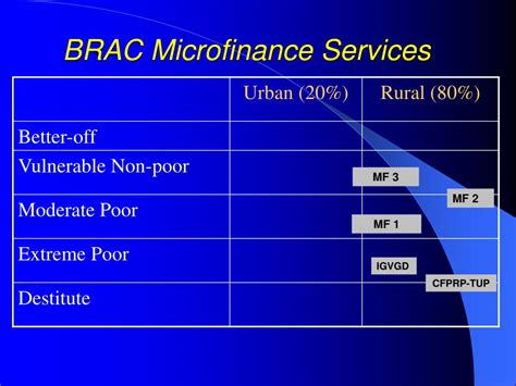 PPT - BRAC Microfinance Program in Bangladesh and its International ...