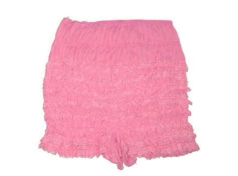 VINTAGE Pink Ruffle Lace Square Dance PETTIPANTS Lingerie Etsy