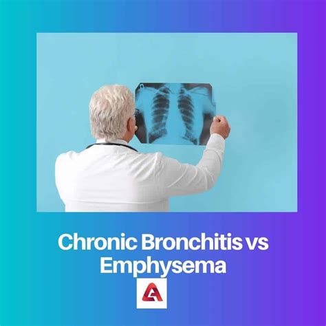 Bronquitis crónica vs enfisema diferencia y comparación