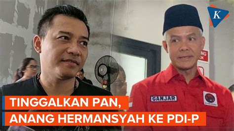 Anang Beralih Partai Dari PAN Ke PDI P Ngaku Jatuh Cinta Pada Ganjar