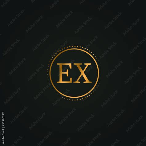 EX letter design for logo and icon.EX monogram logo.vector illustration ...