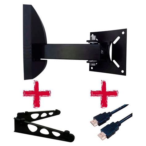 Suporte Biarticulado De Parede Brasforma Sbrp Para Tvs Lcd Led