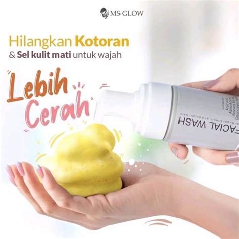 Ms Glow Facial Wash Sabun Wajah Msglow Lazada Indonesia