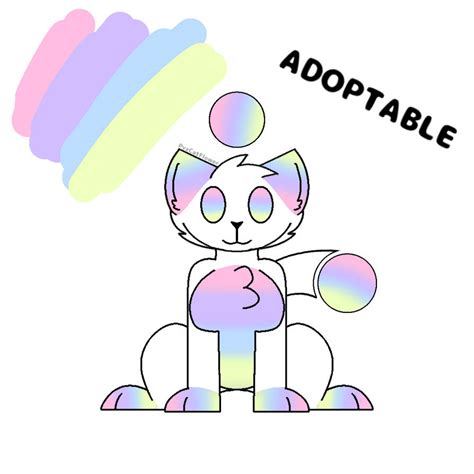 Cotton Candy Orb Cat Adoptable Closed By Pvzcatflower On Deviantart