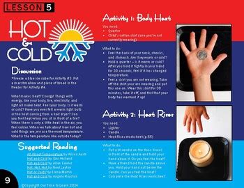 Hot And Cold By Our Time To Learn Teachers Pay Teachers