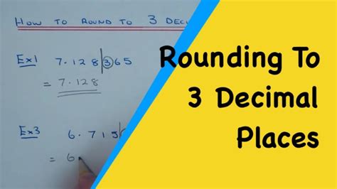 Rounding To The Second Decimal Place