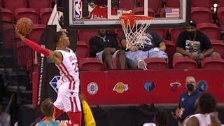 Troy Baxter Jr Trow It Down Ridiculous Alley Oops Bulls Vs Hornets By