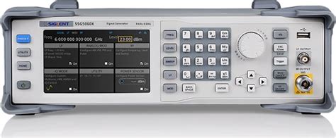 Siglent Ssg5060x V 9 Khz To 6 Ghz Signal Generator With External I Q