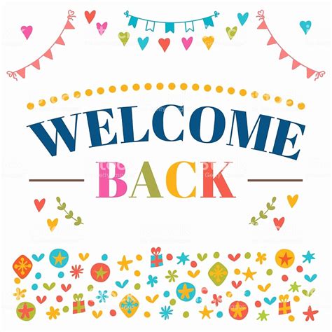 Welcome Back Sign Printable Free