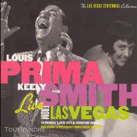 Louis Prima And Keely Smith Live From Las Vegas En France Clasf Loisirs