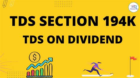 Tds U S K On Income From Units Tds Section K Tds On Dividend