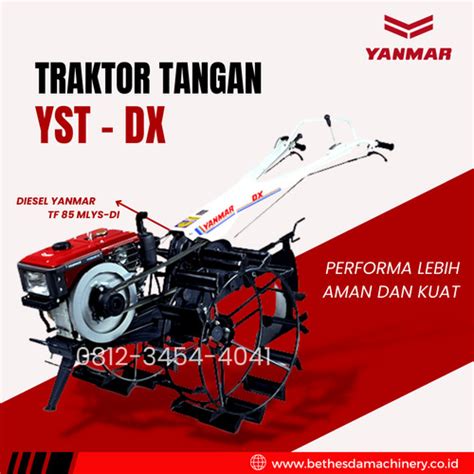 Jual Mesin Traktor Kebun Yst Dx Yanmar Hand Traktor Hp Mini Tiller