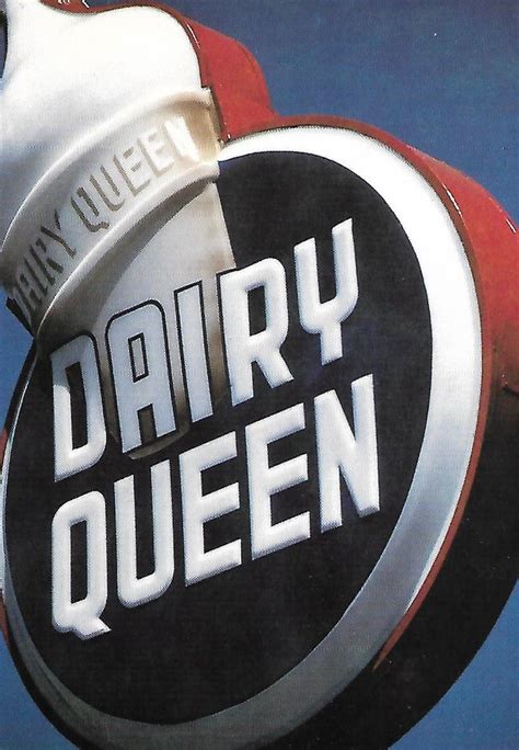 Vintage Dairy Queen sign | Retail logos, North face logo, Dairy queen