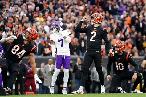 Nfl Roundup Bengals Rally Past Vikings In Ot