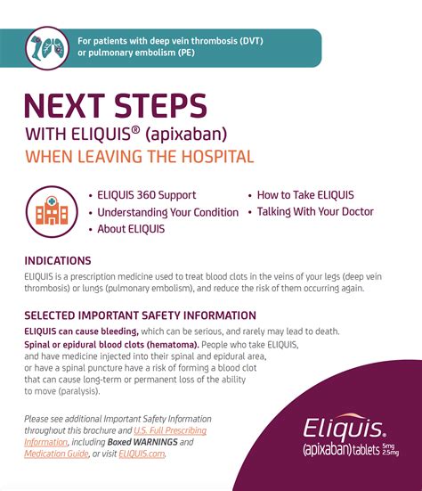 Patient And Physician Resources Rx Eliquis® Apixaban For Hcps