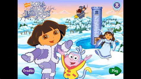 Dora The Explorer Saves Snow Princess