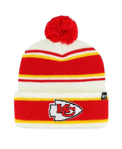 47 Brand Youth Boys And Girls White Kansas City Chiefs Stripling