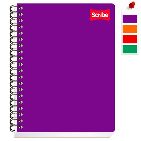 Cuaderno Profesional Scribe Clásico Cuadro Chico 200 Hojas Office