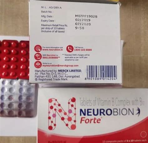 Neurobion Forte Tablet At Rs Strip Kachhela