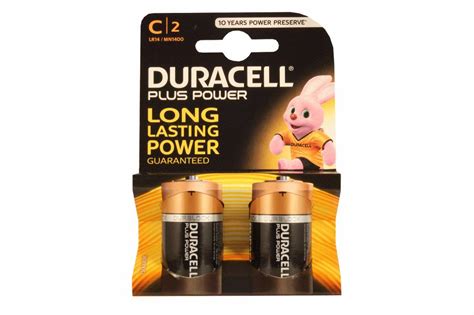 Duracell Plus Power Alkaline Batterijen C M1400 LR14 1 5V