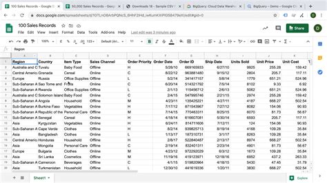 Google Bigquery Tutorial