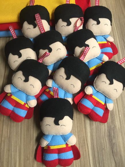 10 Chaveiros Super Man 14 Cm Pronta Entrega Produtos Elo7