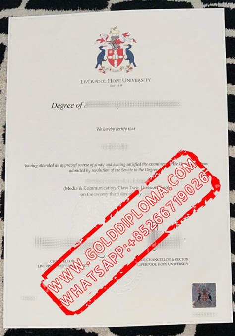 How To Buy Liverpool Hope University Fake Diploma Buy Fake Diploma