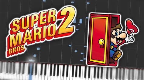 Super Mario Bros 2 Overworld Piano Tutorial Synthesia Youtube