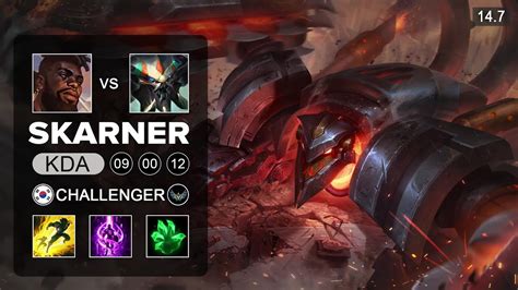 Skarner Vs K Sante Top KR Challenger Patch 14 7 Season 14 YouTube