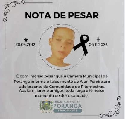 Poranga CE Criança de 11 anos morre após passar mal Nordeste Notícia