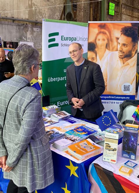 Europa Auf Der Ehrenamtsmesse In L Beck Europa Union Schleswig Holstein