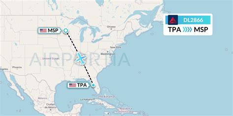 Dl2866 Flight Status Delta Air Lines Tampa To Minneapolis Dal2866