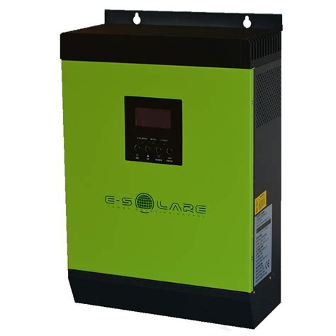 Inverter Charger Hybrid E SOLARE 3KVA 24V 60A MPPT Max 1500 Wp