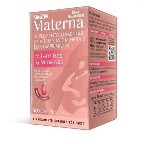 Qual A Melhor Vitamina Para Quem Amamenta - Suplemento Alimentar Materna Vitaminas E Minerais 30 Comprimidos ...